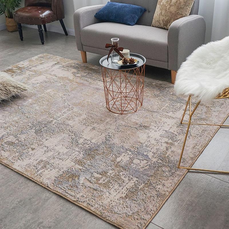 Grey and Beige Vintage Rug