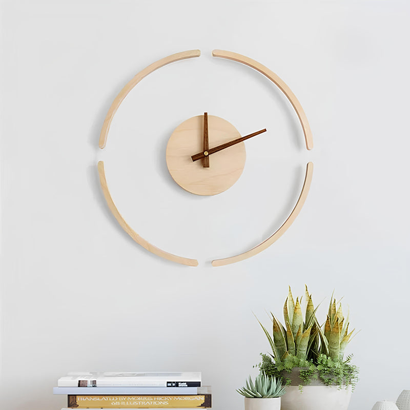Scandinavian Wood Wall Clock