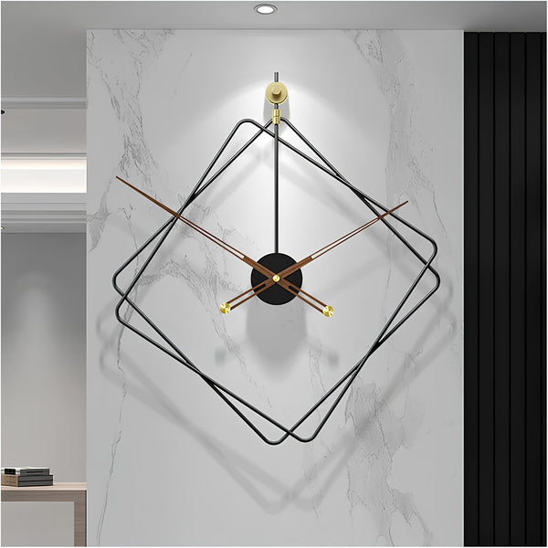Modern Diamond Wall Clock