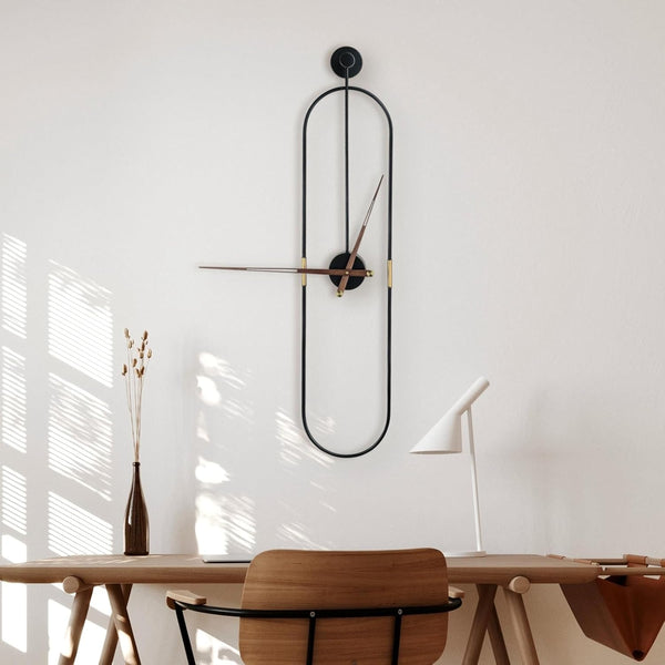 Modern Oval Wall Clock