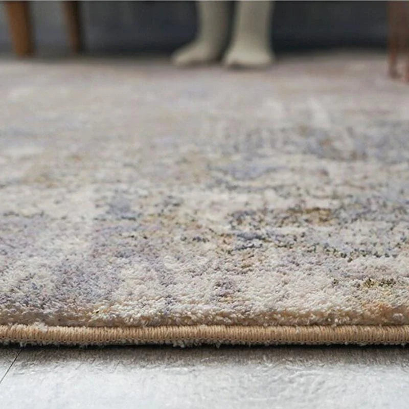Grey and Beige Vintage Rug