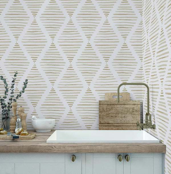 Scandinavian Geometric Wallpaper
