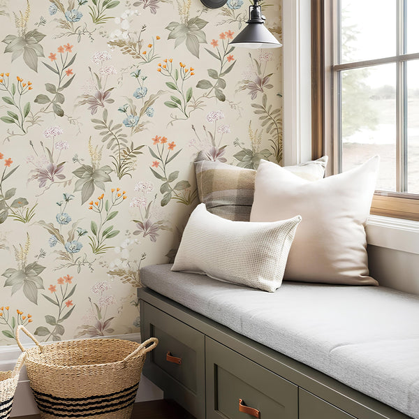 Vintage Botanical Wallpaper