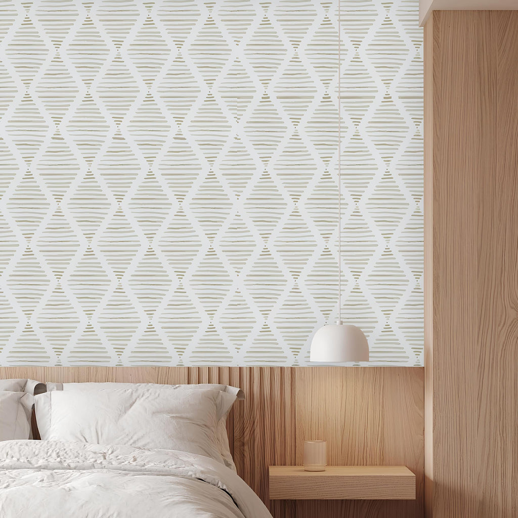 Scandinavian Wallpaper – Minimalist Nordic Pattern for Interiors – Casaria
