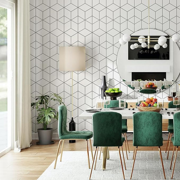 Modern Geometric Cube Wallpaper