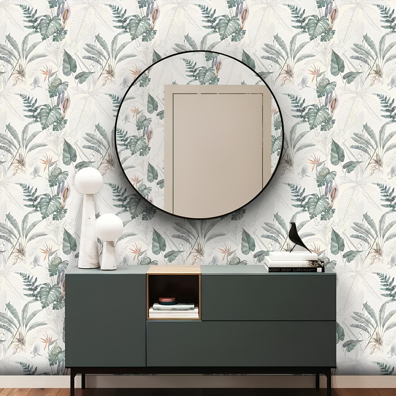 Tropical Leaf Wallpaper