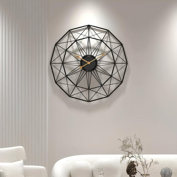 Modern Geometric Wall Clock