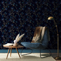 Dark Floral Wallpaper