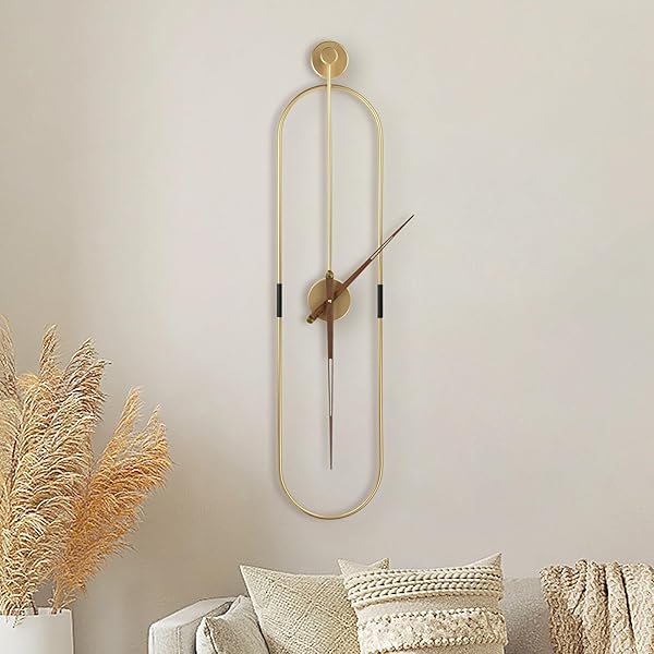 Modern Oval Wall Clock