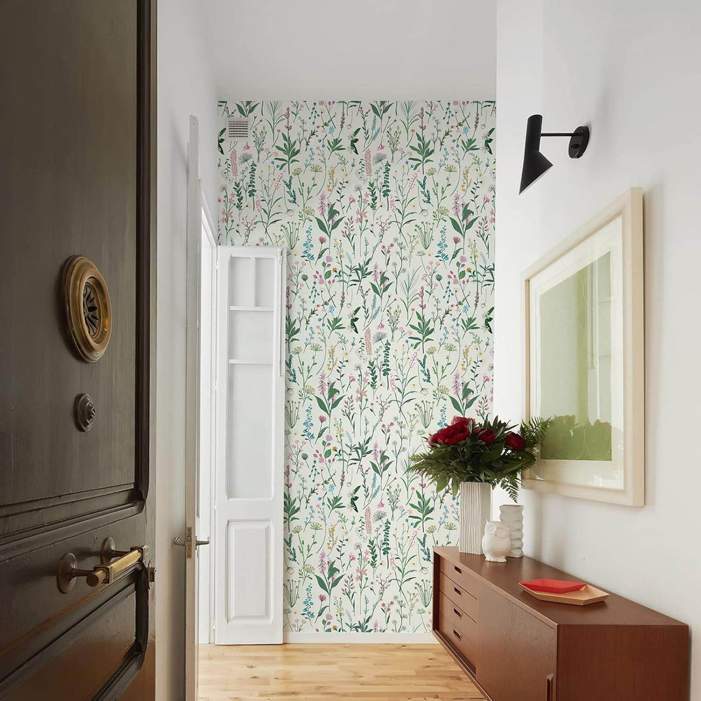 Botanical Meadow Wallpaper - Casaria