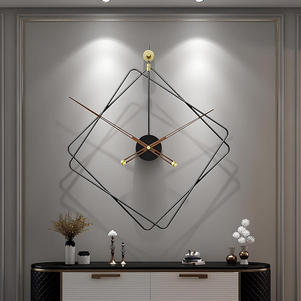 Modern Diamond Wall Clock