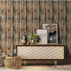 Vintage Rustic Wood Wallpaper