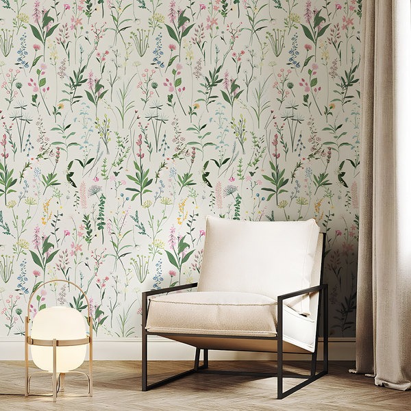 Botanical Meadow Wallpaper