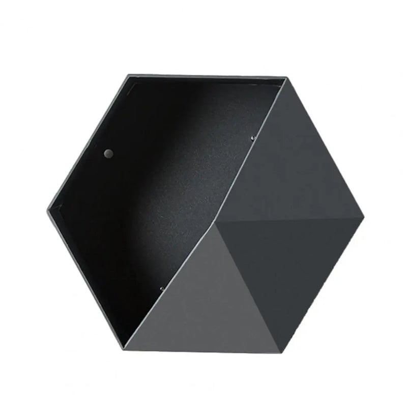 Hexagon Wall Flowerpot DIY Decorative Creative Wall Hanging Flower Geometric Pot Garden Basket for Garden