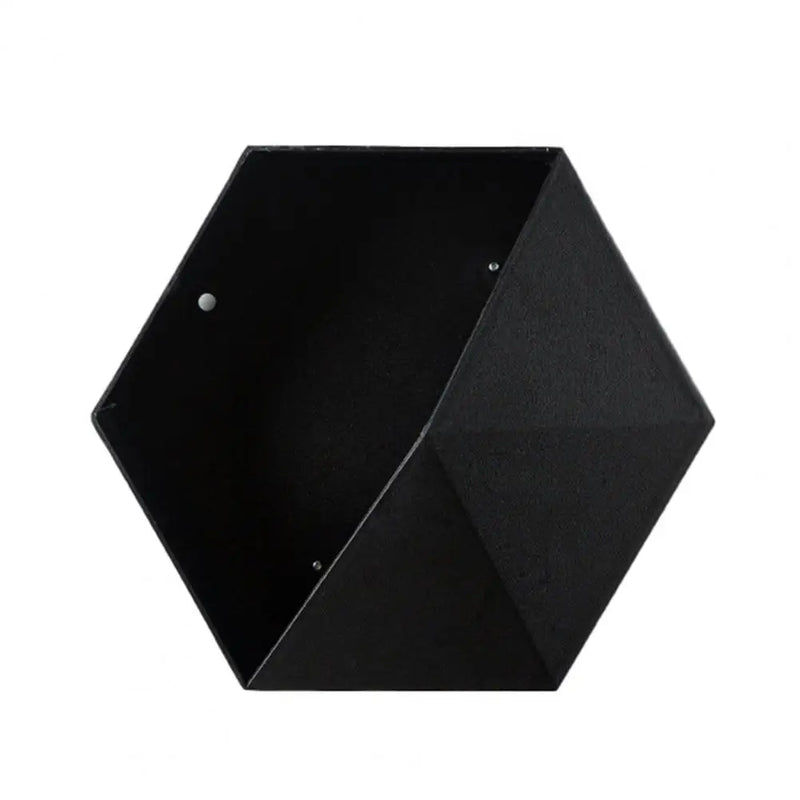 Hexagon Wall Flowerpot DIY Decorative Creative Wall Hanging Flower Geometric Pot Garden Basket for Garden