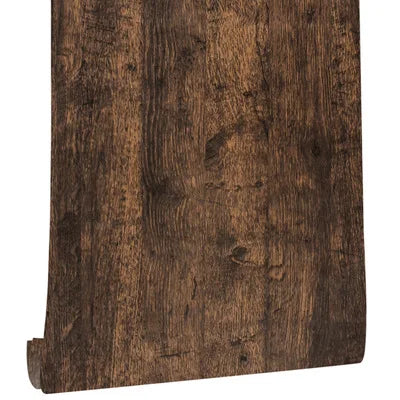 Wood Vinyl Wallpaper Roll Wood Grain Self Adhesive Wallpaper Kitchen Wardrobe Cabinet Furniture Contact Paper Renovation Door