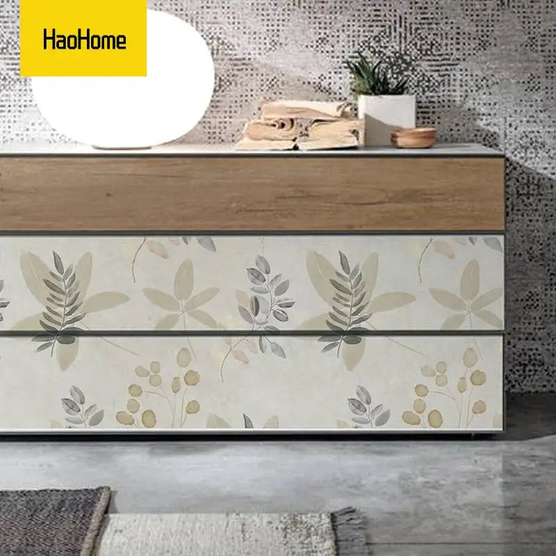 Floral Wallpaper Modern Leaf Self Adhesive Wallpaper Removable Contact Paper Peel and Stick Wallpaper for Bedroom Wall Decor