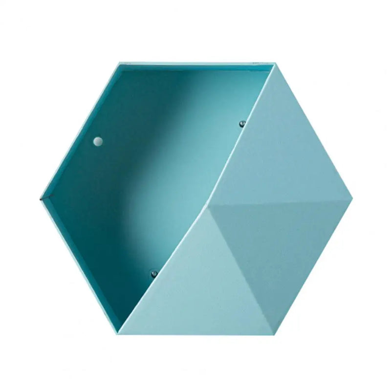 Hexagon Wall Flowerpot DIY Decorative Creative Wall Hanging Flower Geometric Pot Garden Basket for Garden