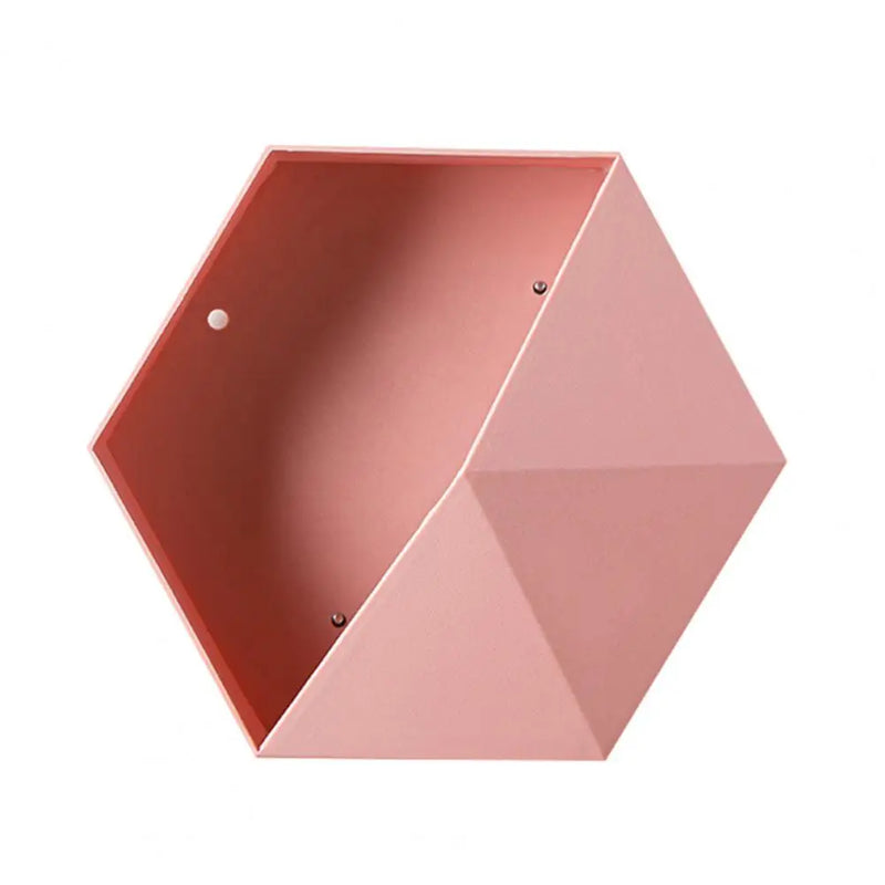 Hexagon Wall Flowerpot DIY Decorative Creative Wall Hanging Flower Geometric Pot Garden Basket for Garden