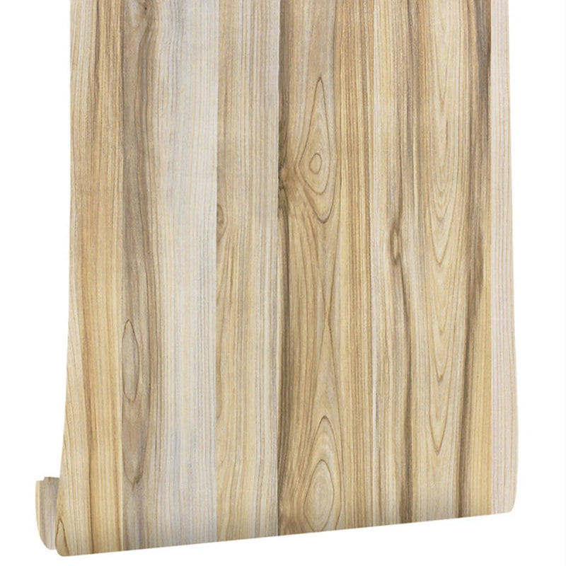 Wood Vinyl Wallpaper Roll Wood Grain Self Adhesive Wallpaper Kitchen Wardrobe Cabinet Furniture Contact Paper Renovation Door