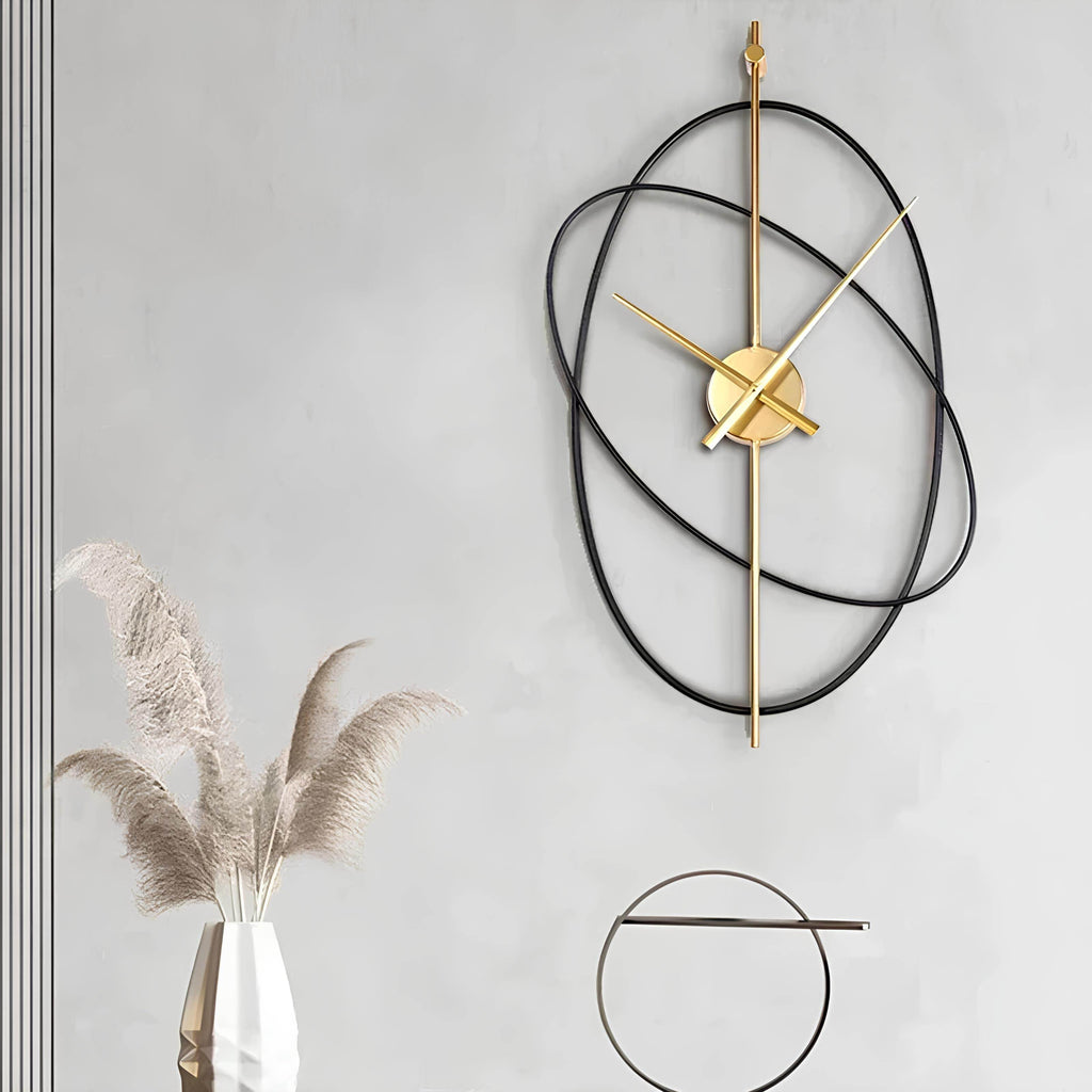 Elegant Orbit Wall Clock - Casaria