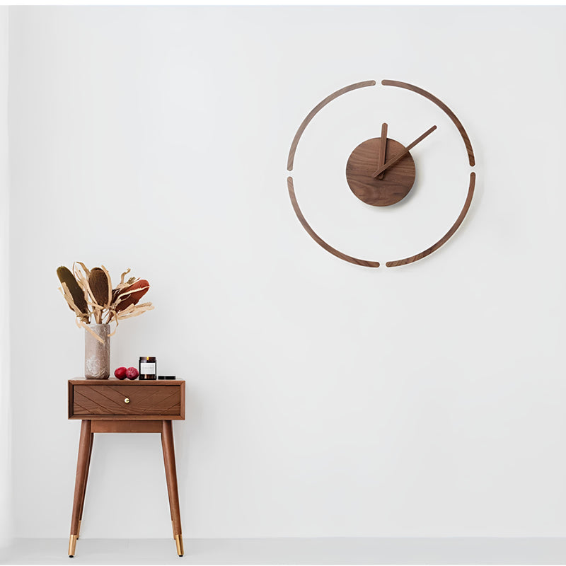 Scandinavian Wood Wall Clock